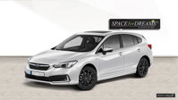 Folding foam mattress for car - SPACEBED® for Subaru Impreza V. (5D Hatchback)