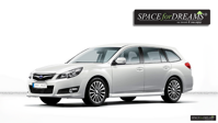 Car air mattress vs. foam car mattress SPACEBED® - Subaru Legacy - Outback