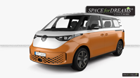 Car camping foam mattress - SPACEBED® for VW ID Buzz