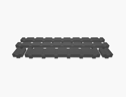 capa adicional - antracit - 3 cm